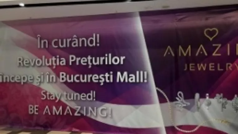 Amazing Jewelry, revolutia preturilor incepe si in Bucuresti Mall!
