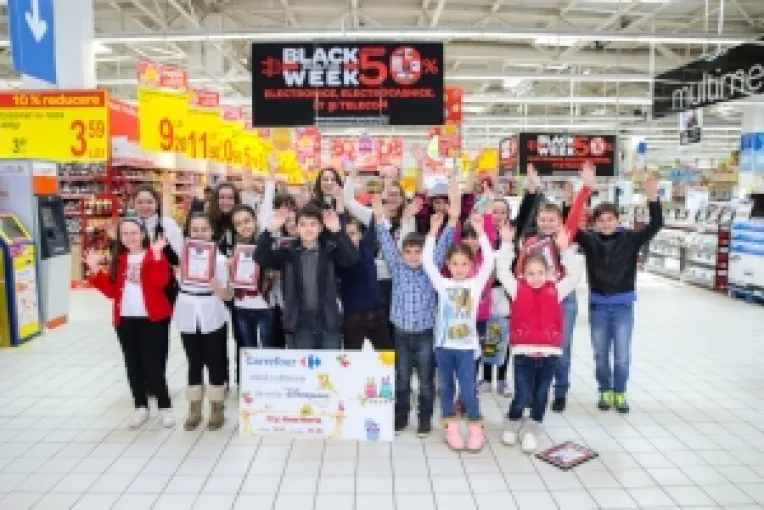 Au fost desemnati castigatorii concursului de desene de Paste organizat de Carrefour