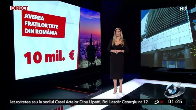 Averea fratilor Tate pusa sub sechestru. Cati bani si ce masini aveau milionarii in Romania