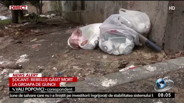 Cadavrul unei fetite de cateva luni a fost gasit intr-o punga, la groapa de gunoi din Oravita