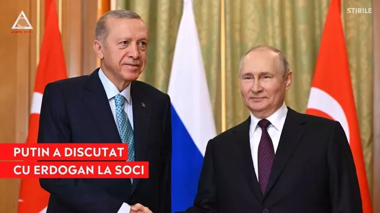 Ce au discutat Putin si Erdogan la intalnirea de la Soci
