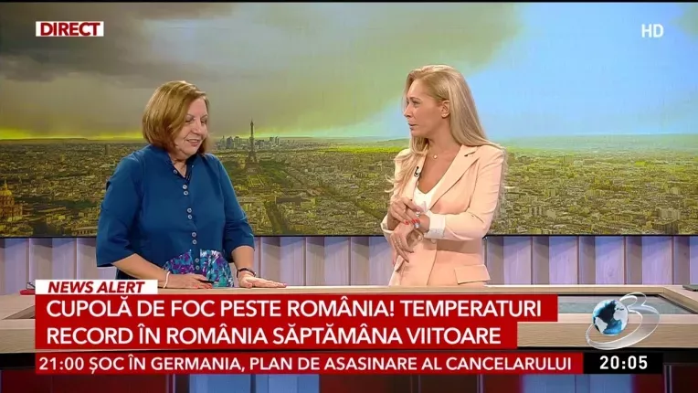 Cupola de foc peste Romania. Sefa ANM: Asa va fi cel putin doua spatamani, o vara a extremelor