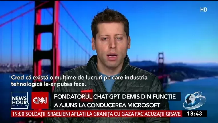 Fondatorul Chat GPT, Sam Altman a fost demis din functie. 505 angajati ai OpenAI au amenintat ca demisionaza.