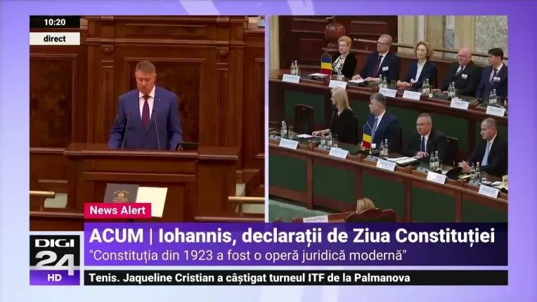 Iohannis: "Orice cedare de la principii fundamentale poate sa compromita parcursul democratic"