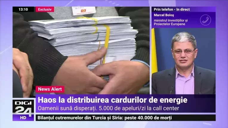 Marcel Bolos a sunat si el la call-center pentru cardul de energie: Am avut o surpriza