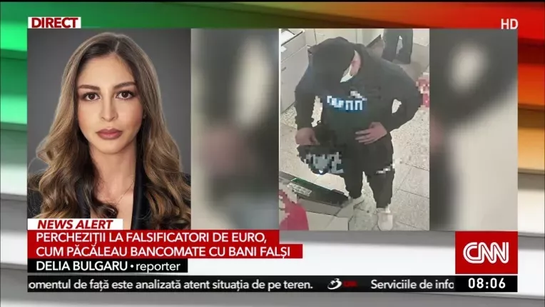 Perchezitii la falsificatori de euro. Cum pacaleau bancomatele cu bani falsi