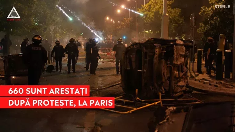 Peste 660 de protestatari au fost arestati in Franta