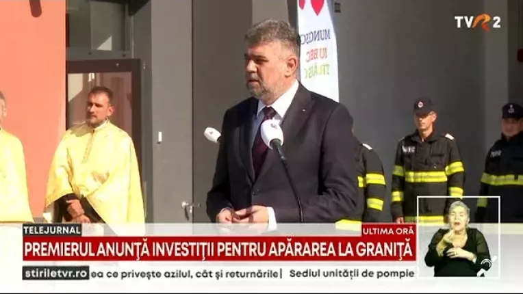 Premieru Ciolacu anunta investitii majore la frontiera cu Ucraina pentru siguranta locuitorilor