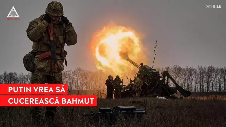 Putin ataca Bahmutul cu artilerie, tancuri si drone
