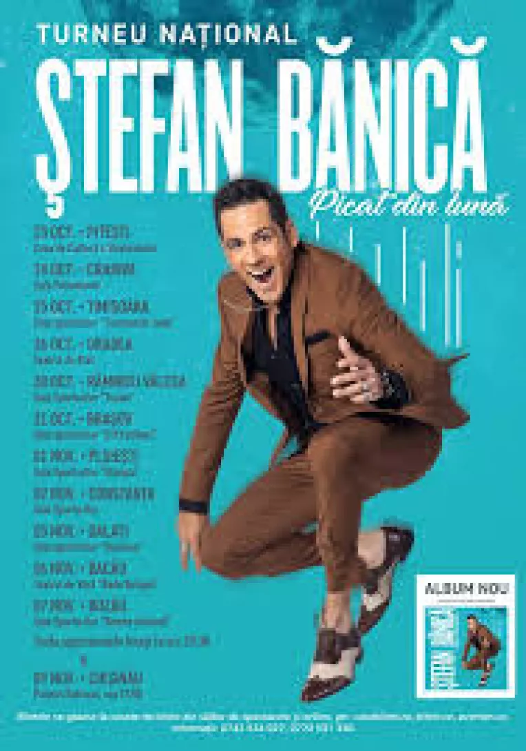 Stefan Banica te invita la o sesiune meet&greet dedicata noului album - Picat din Lunaâ€