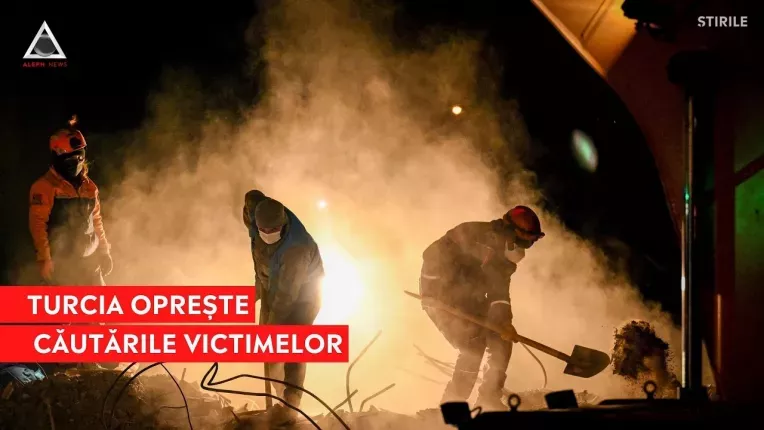 Turcia opreste operatiunile de cautare a supravietuitorilor