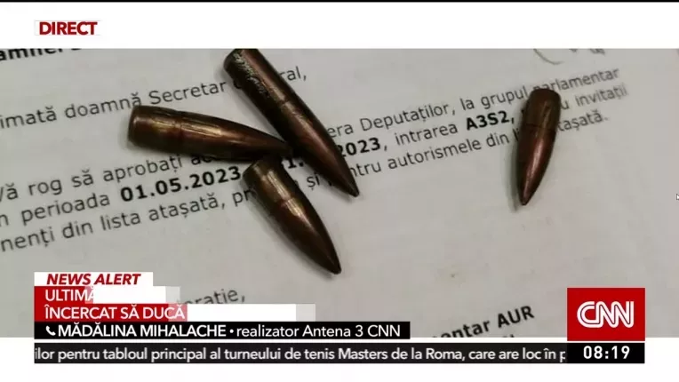 Un colaborator AUR a incercat sa intre in Parlament cu patru gloante letale in geanta!