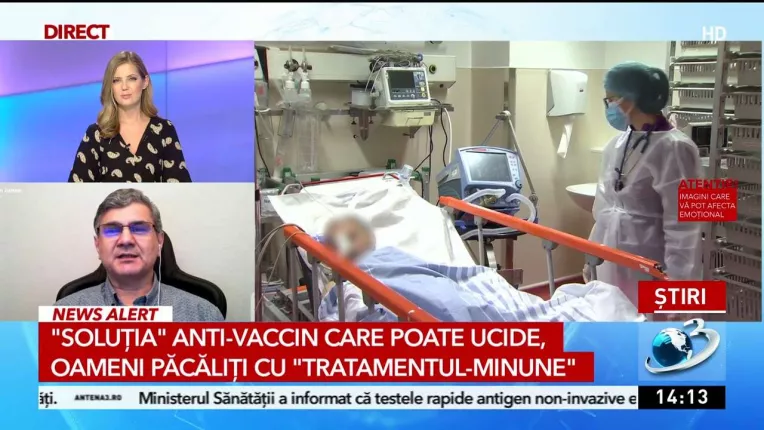 Un tratament-minune pentru dezvaccinare anti-COVID, pune in pericol viata oamenilor