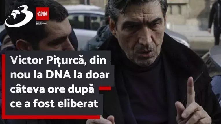 Victor Piturca, din nou la DNA la doar cateva ore dupa ce a fost eliberat. Gestul facut de acesta